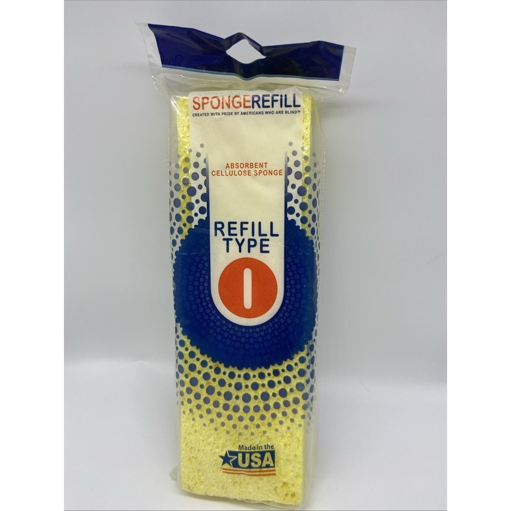 Skilcraft Butterfly Mop Refill Type O Absorbent Cellulose Sponge Yellow USA Made
